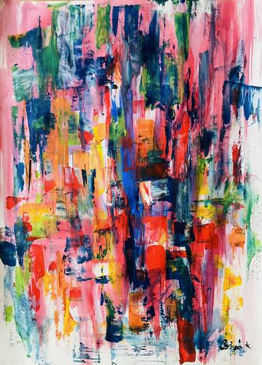 Print of Abstract Expressionism Abstract Paintings by Konrad Biro