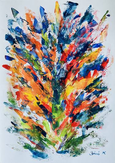 Print of Abstract Paintings by Konrad Biro