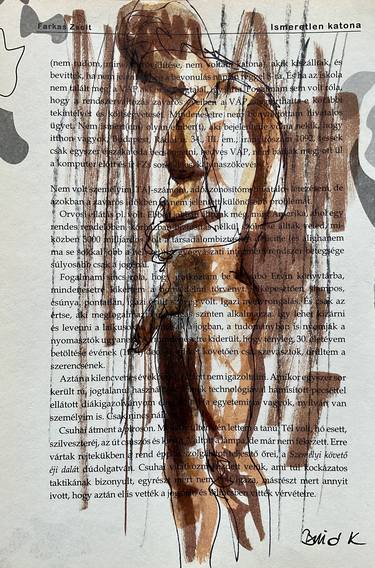 Original Expressionism Nude Paintings by Konrad Biro