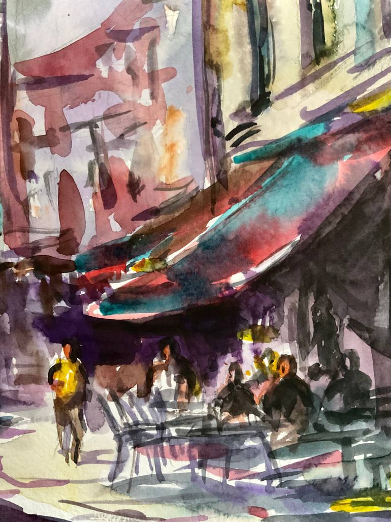 Original Contemporary Architecture Painting by Konrad Biro