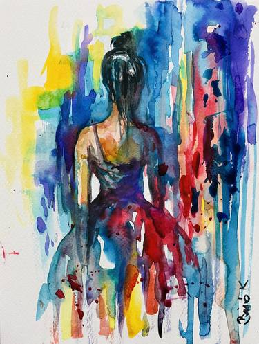 Beautiful Abstract Woman Art Painting for Sale Online