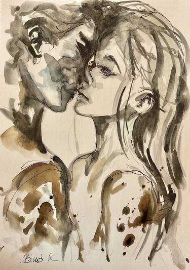 Print of Love Paintings by Konrad Biro