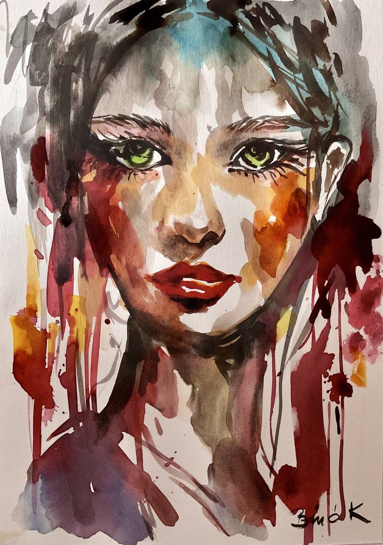 Print of Contemporary Portrait Paintings by Konrad Biro