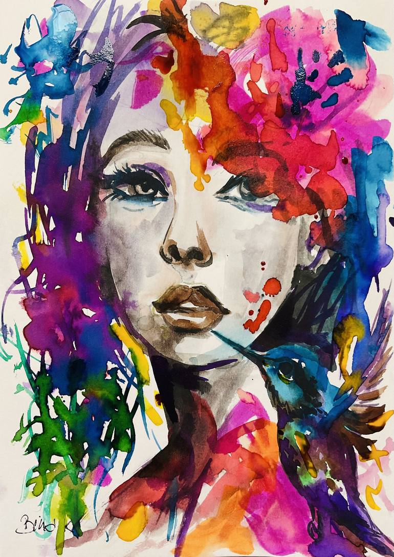 Print of Contemporary Portrait Paintings by Konrad Biro