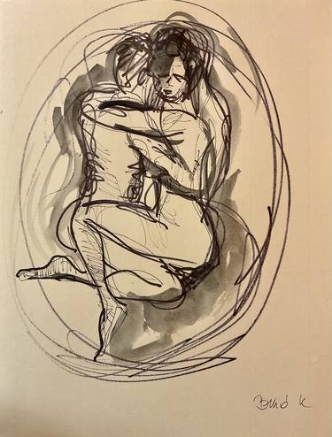 Print of Love Drawings by Konrad Biro