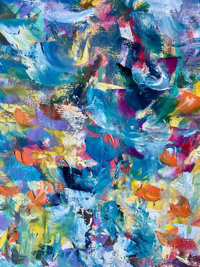 Original Abstract Painting by Konrad Biro