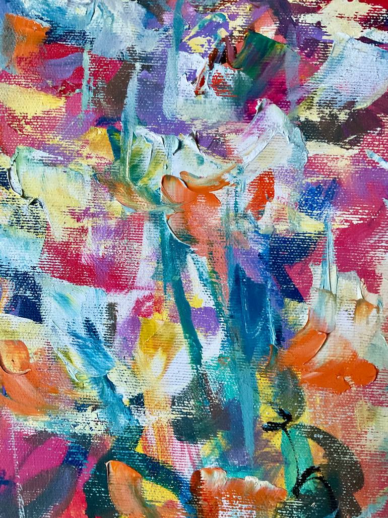 Original Abstract Painting by Konrad Biro