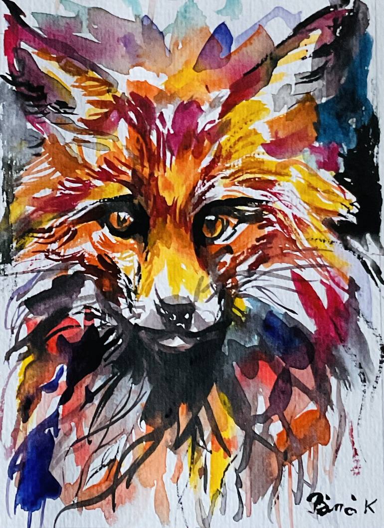 Original Animal Painting by Konrad Biro