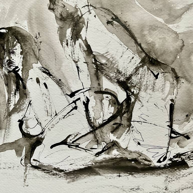 Original Erotic Drawing by Konrad Biro