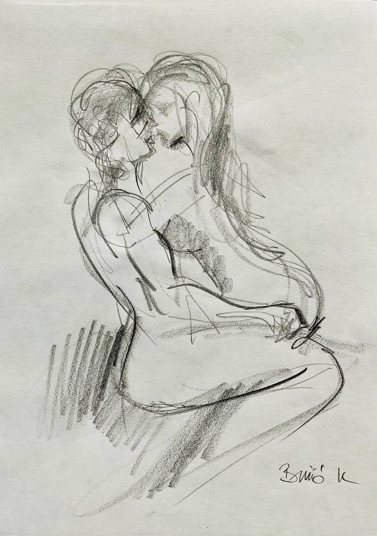 Print of Contemporary Love Drawings by Konrad Biro