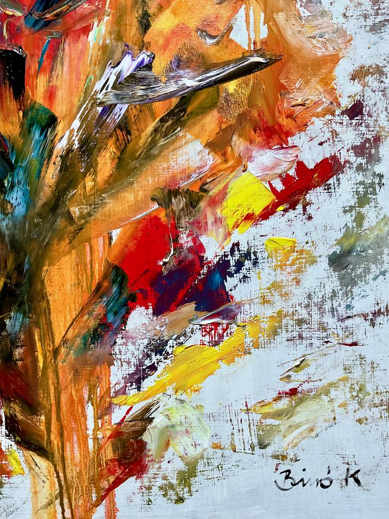 Original Contemporary Abstract Painting by Konrad Biro