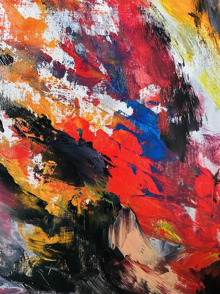 Original Contemporary Abstract Painting by Konrad Biro