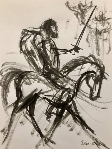 Original Contemporary Religion Drawings by Konrad Biro