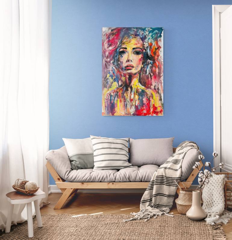 Original Contemporary Women Painting by Konrad Biro