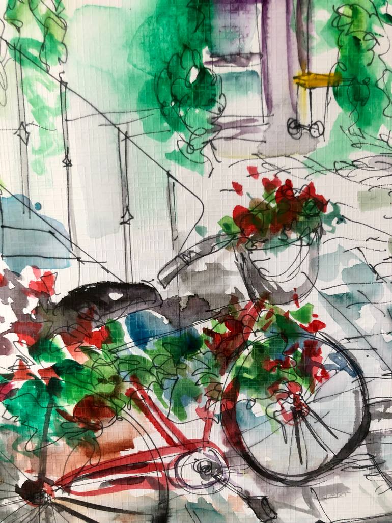 Original Contemporary Cities Painting by Konrad Biro