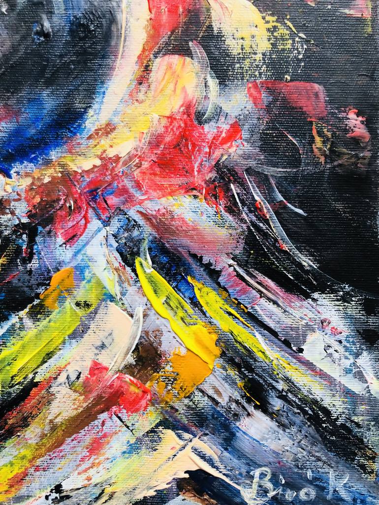 Original Contemporary Abstract Painting by Konrad Biro