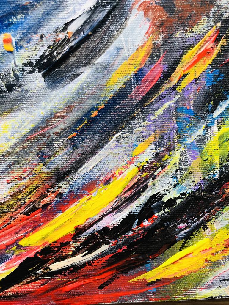 Original Contemporary Abstract Painting by Konrad Biro