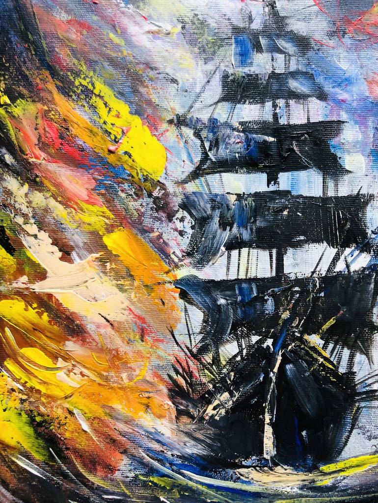 Original Contemporary Abstract Painting by Konrad Biro
