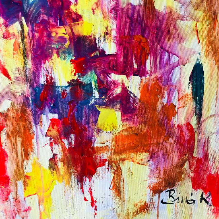 Original Contemporary Abstract Painting by Konrad Biro