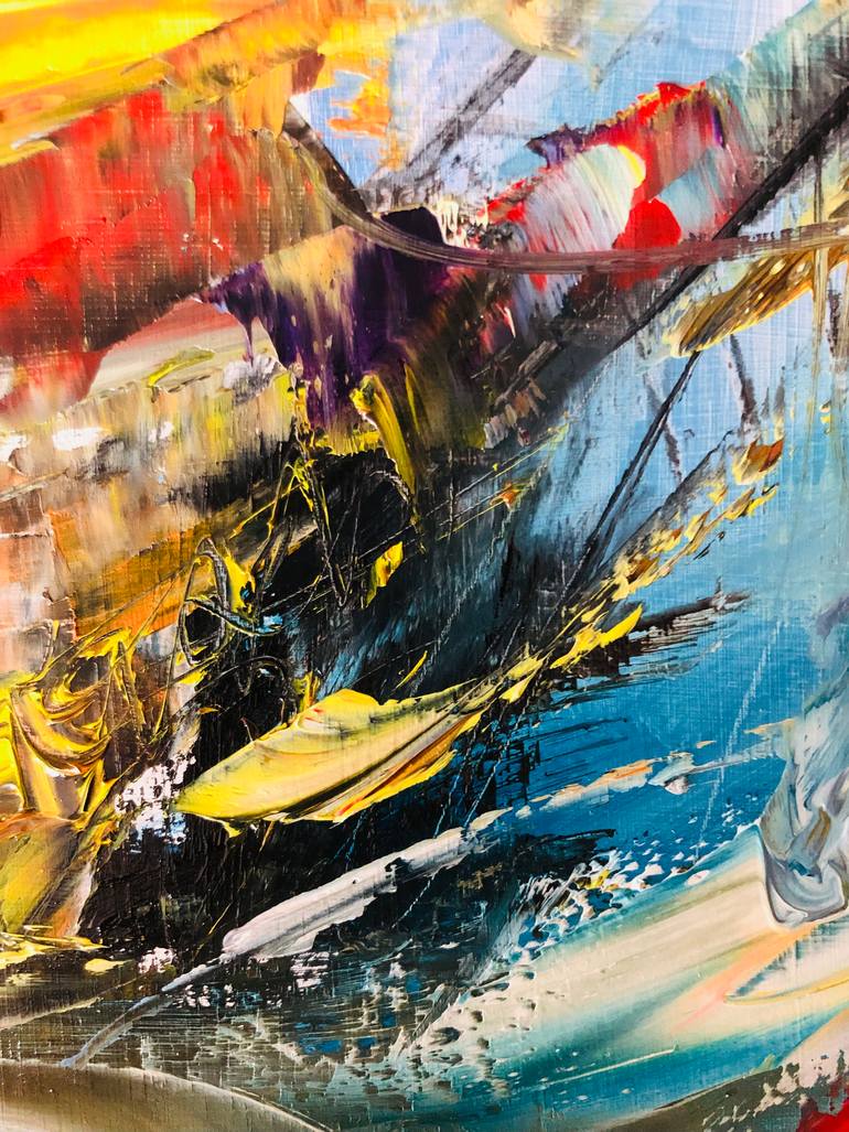 Original Contemporary Abstract Painting by Konrad Biro