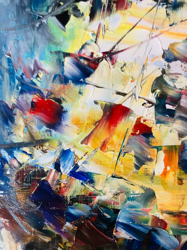 Original Contemporary Abstract Painting by Konrad Biro