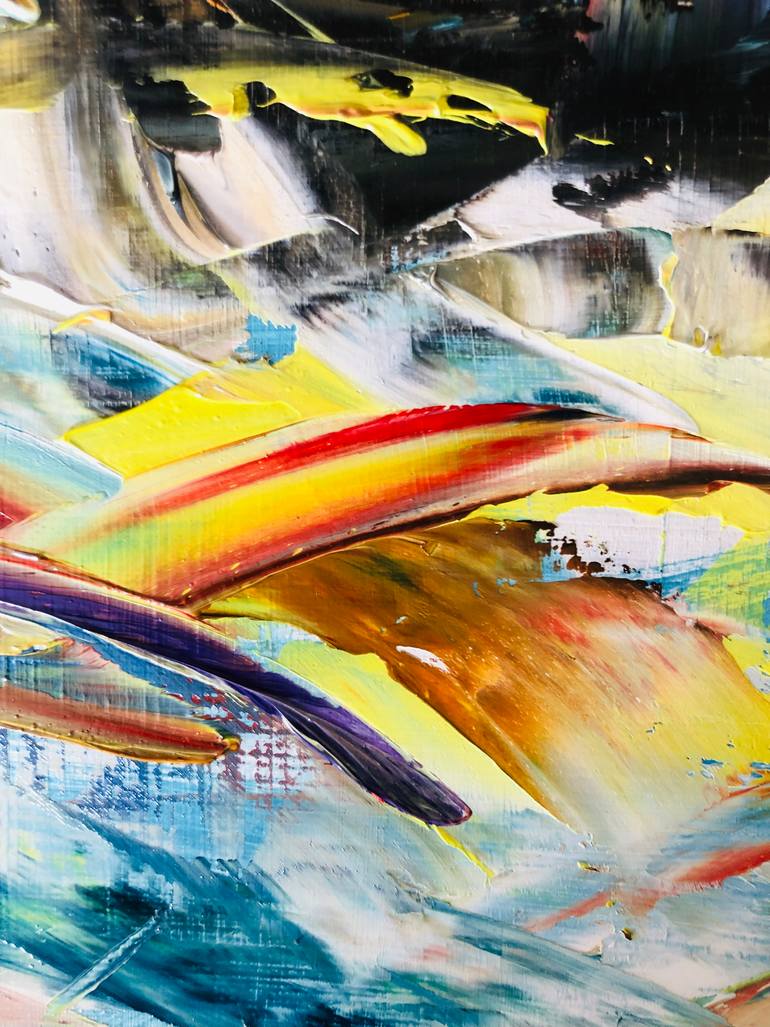 Original Contemporary Abstract Painting by Konrad Biro