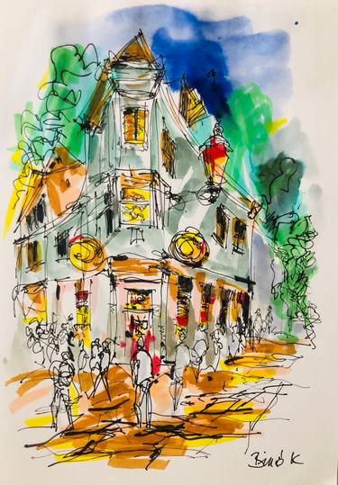 Original Contemporary Architecture Drawings by Konrad Biro