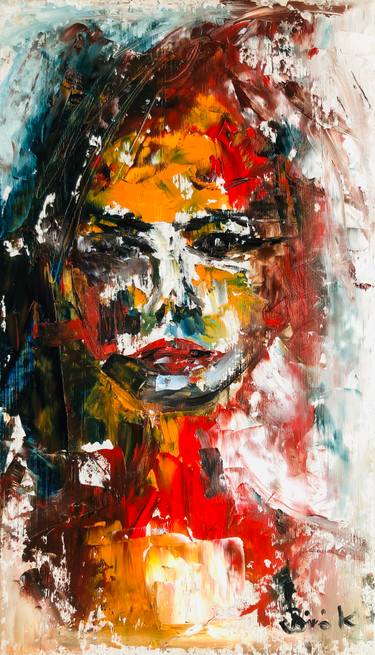 Original Abstract Expressionism Abstract Paintings by Konrad Biro