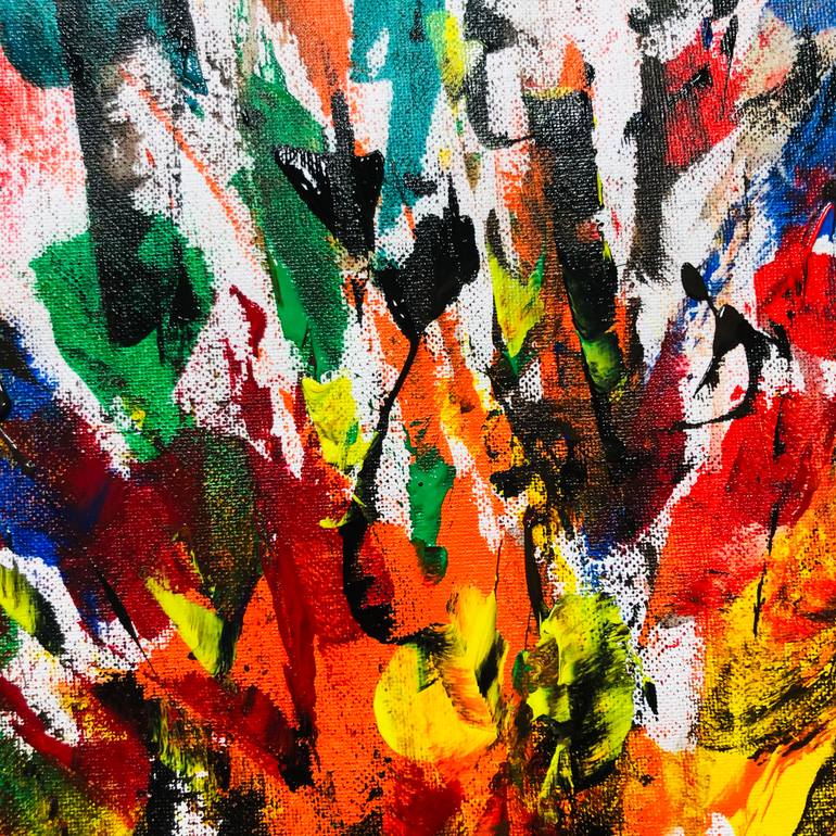 Original Expressionism Abstract Painting by Konrad Biro