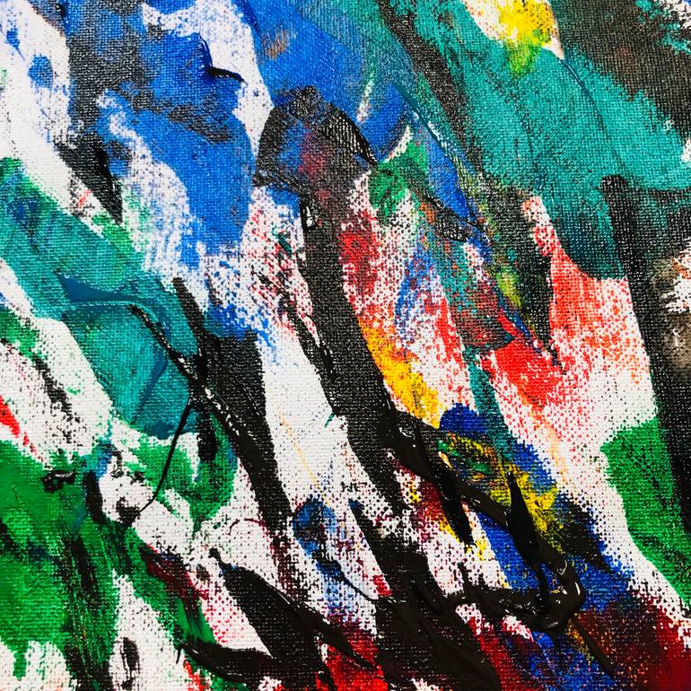 Original Expressionism Abstract Painting by Konrad Biro