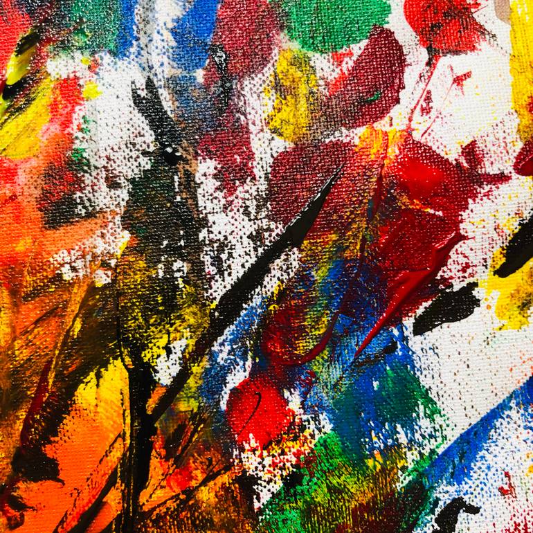 Original Expressionism Abstract Painting by Konrad Biro