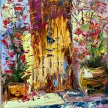 Flowers at the Gate by Konrad Biro