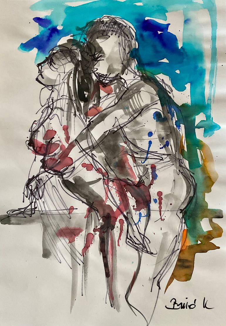 Original  Drawing by konrad biro
