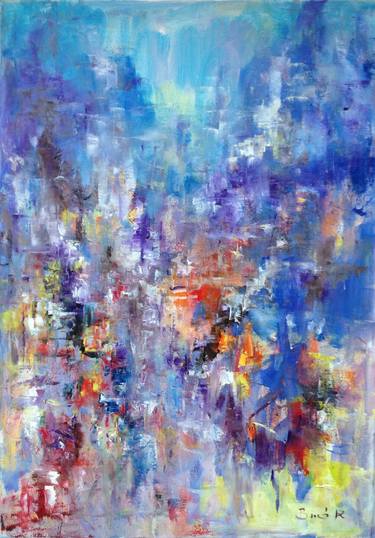 Print of Impressionism Abstract Paintings by Konrad Biro