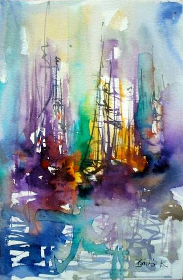 Original Seascape Paintings by Konrad Biro