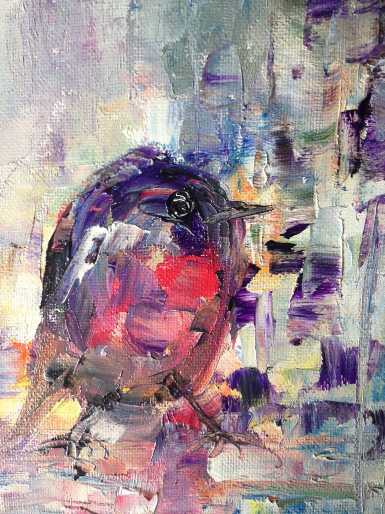 Original Abstract Animal Painting by Konrad Biro