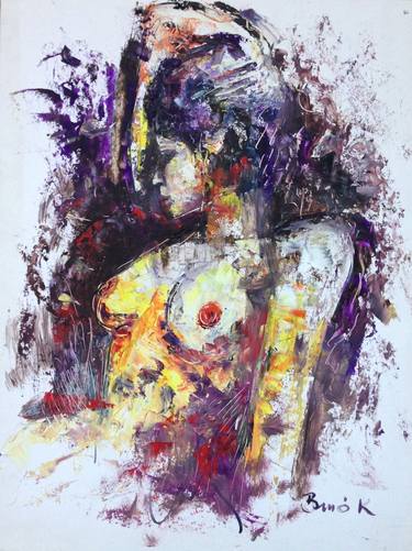 Print of Figurative Nude Paintings by Konrad Biro