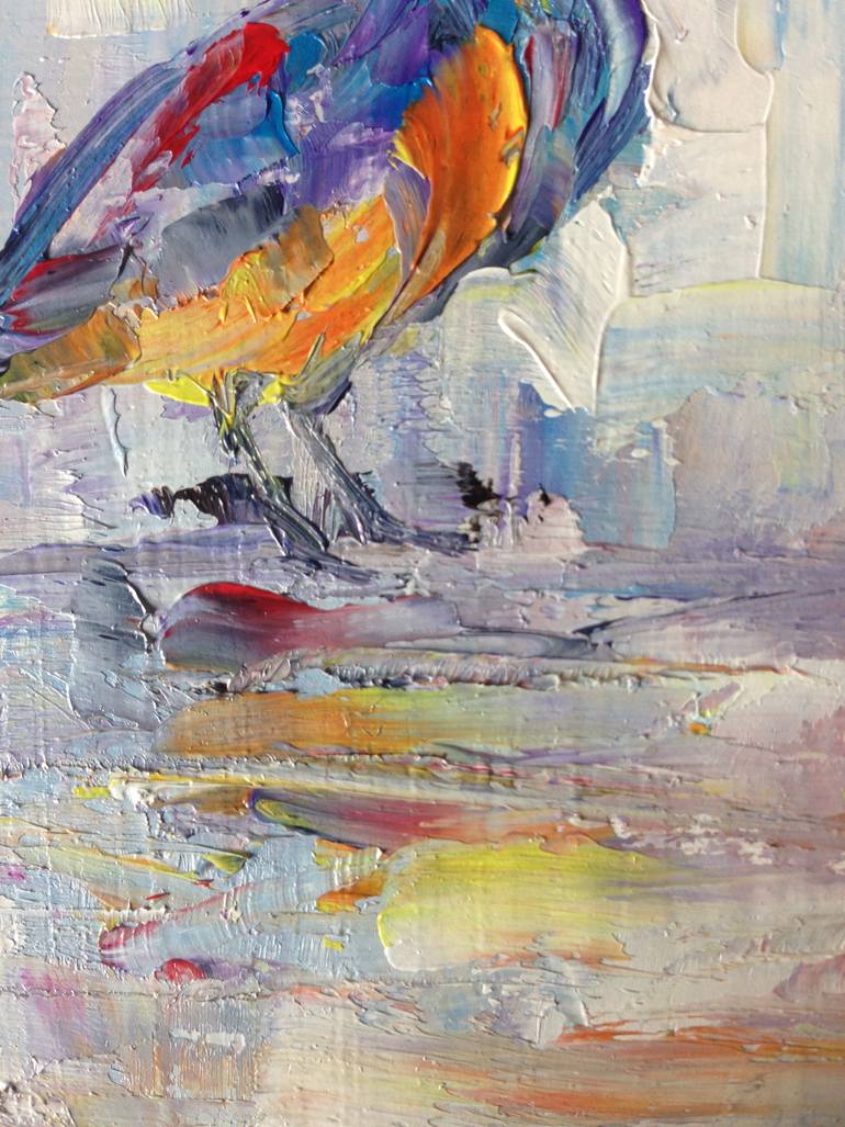 Original Abstract Animal Painting by Konrad Biro