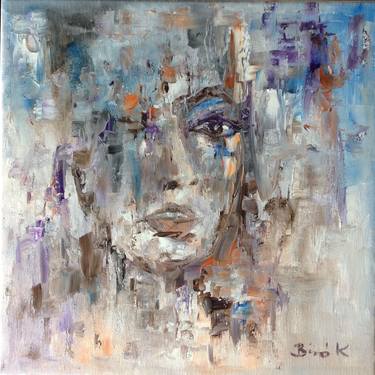 Print of Abstract Portrait Paintings by Konrad Biro