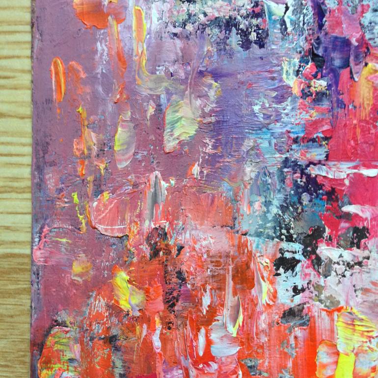 Original Impressionism Abstract Painting by Konrad Biro