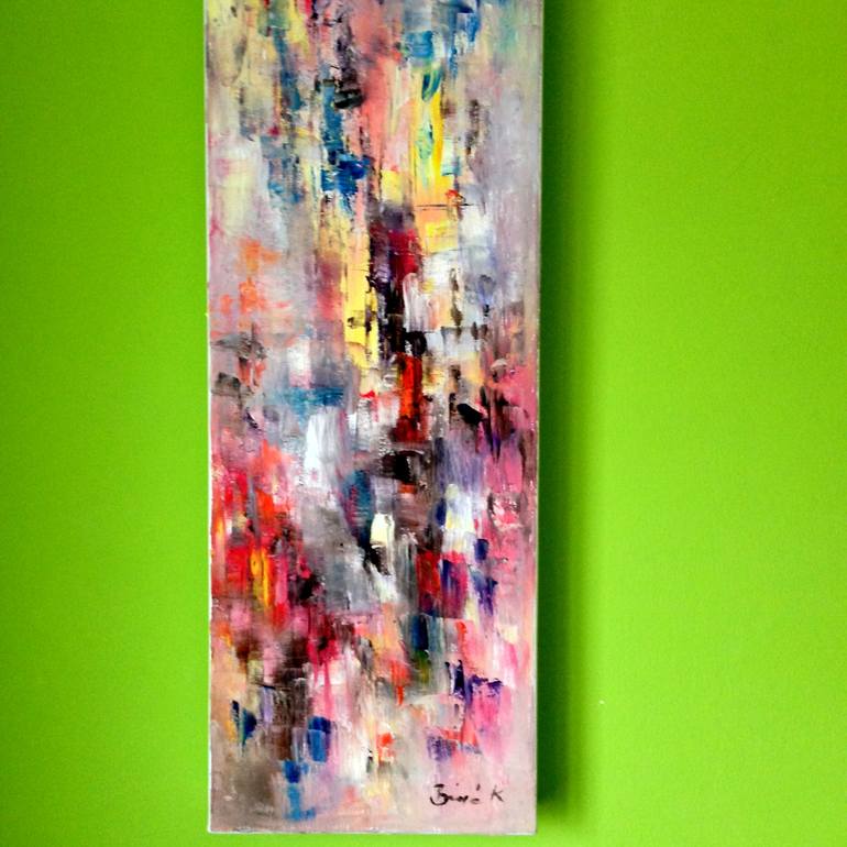 Original Abstract Painting by Konrad Biro