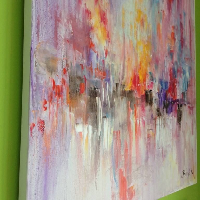 Original Abstract Painting by Konrad Biro