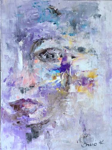 Original Abstract Portrait Paintings by Konrad Biro