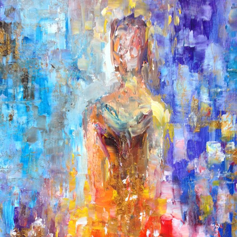 Klimt angel..... Painting by Konrad Biro | Saatchi Art