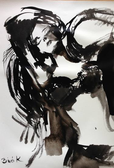 Original Figurative Fashion Paintings by Konrad Biro