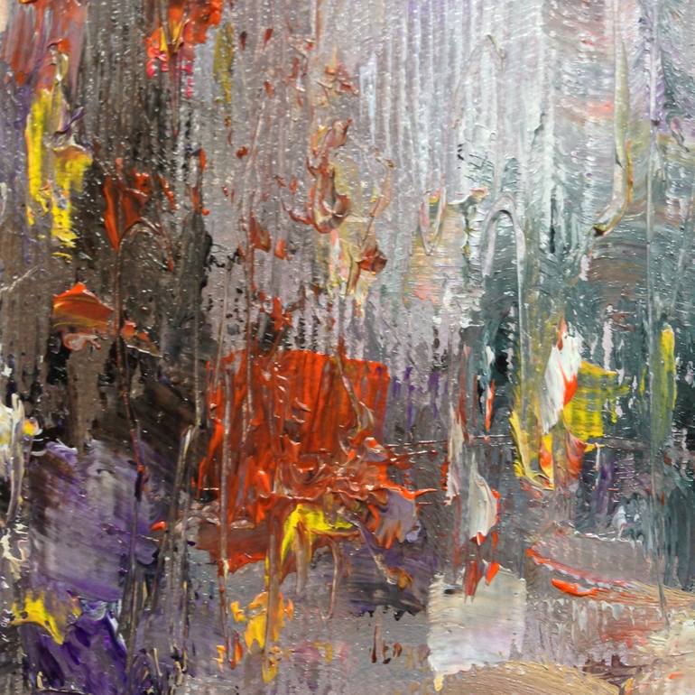 Original Expressionism Cities Painting by Konrad Biro