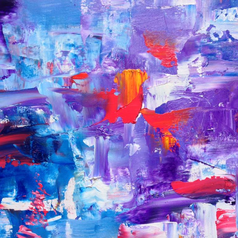 Original Abstract Painting by Konrad Biro