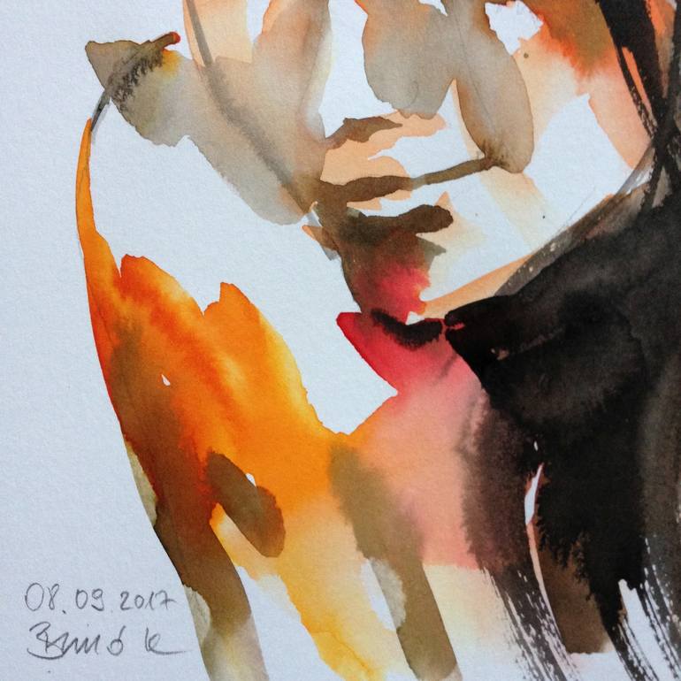 Original Figurative Portrait Painting by Konrad Biro