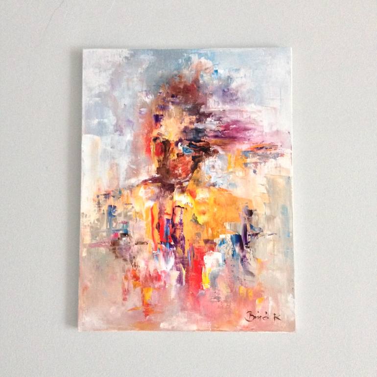 Original Abstract Painting by Konrad Biro