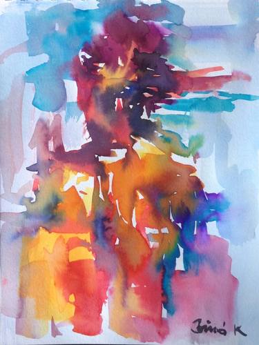 Print of Fine Art Abstract Paintings by Konrad Biro